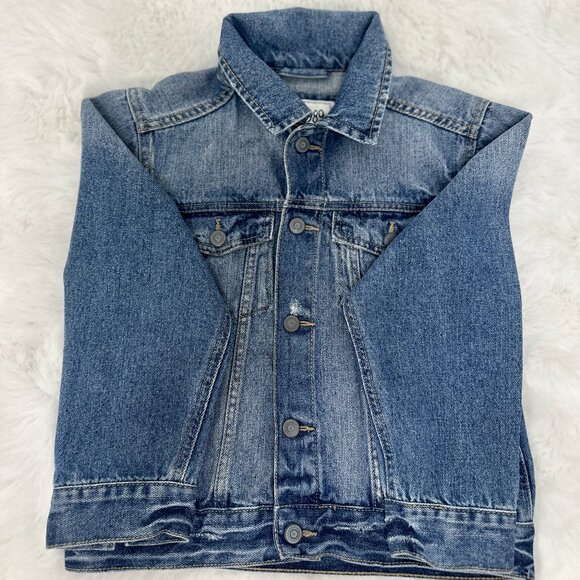 The Children’s Place Boys Blue Denim Jacket - Picture 6 of 11